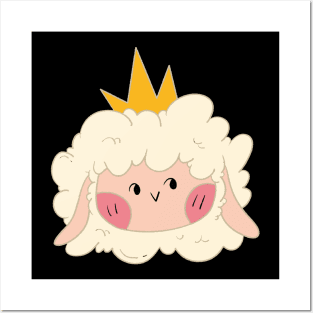 Cute Queen Lamb Posters and Art